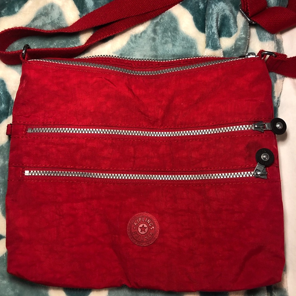 Kipling Red Crossbody messenger Bag